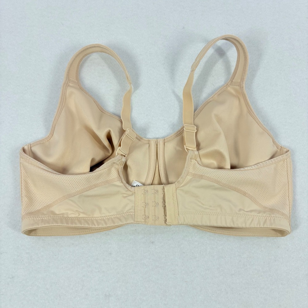 Title Nine Underwire Bra Womens 38DD Beige Mesh No Pads Support Comfort Nude - Picture 4 of 6